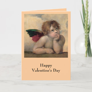 Cartes Pour Fêtes Annuelles Cherub de Sixtine Madonna, Raphael 1514
