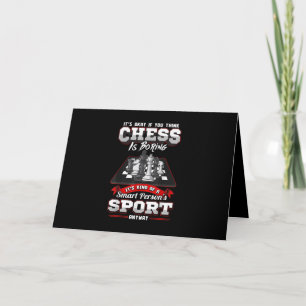 Cartes Pour Fêtes Annuelles Chess Funny