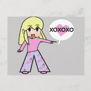 Cartes Pour Fêtes Annuelles Chibi Valentine