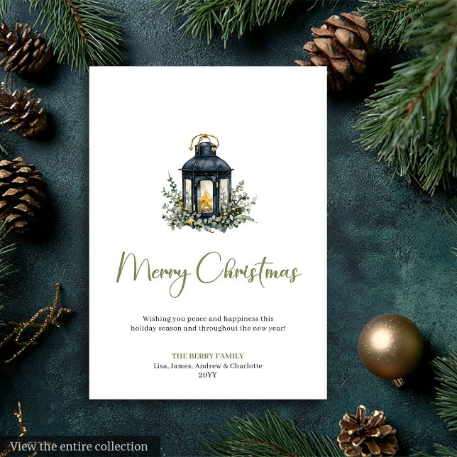 Cartes Pour Fêtes Annuelles Chic Bohemian Neutral Earthy Holiday Greeting (Chic Bohemian Neutral Earthy Holiday Greeting)