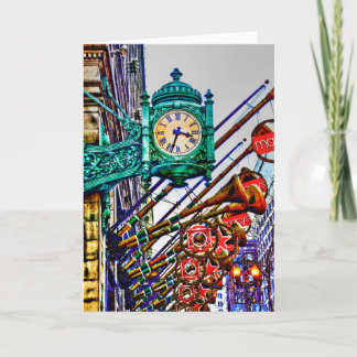 Cartes Pour Fêtes Annuelles Chicago sur la rue d'état