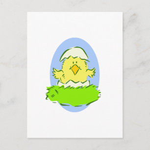 Cartes Pour Fêtes Annuelles Chick de Pâques
