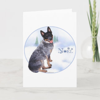 Cartes Pour Fêtes Annuelles Chien Bouvier Australien Noel
