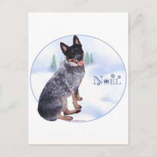 Cartes Pour Fêtes Annuelles Chien de berger australian Noel