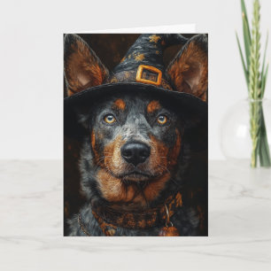 Cartes Pour Fêtes Annuelles Chien de Berger Halloween