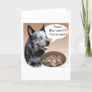 Cartes Pour Fêtes Annuelles Chien de bétail australien Turquie