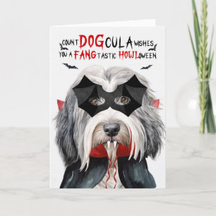 Cartes Pour Fêtes Annuelles Chien de Collie harcelé Drôle compte DOGcula Hallo