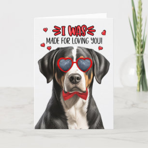 Cartes Pour Fêtes Annuelles Chien de montagne suisse fait pour vous aimer Vale