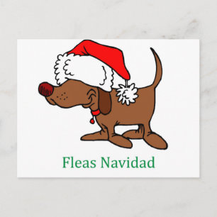 Cartes Pour Fêtes Annuelles Chien de Noël