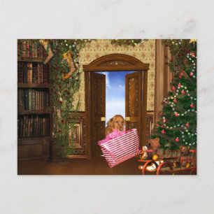 Cartes Pour Fêtes Annuelles Chien de Noël