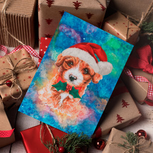 Cartes Pour Fêtes Annuelles Chien de race Cavoodle Noël
