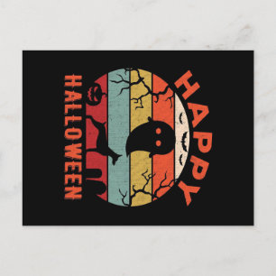 Cartes Pour Fêtes Annuelles Chien Doberman Joyeux Halloween Fantôme Effrayant
