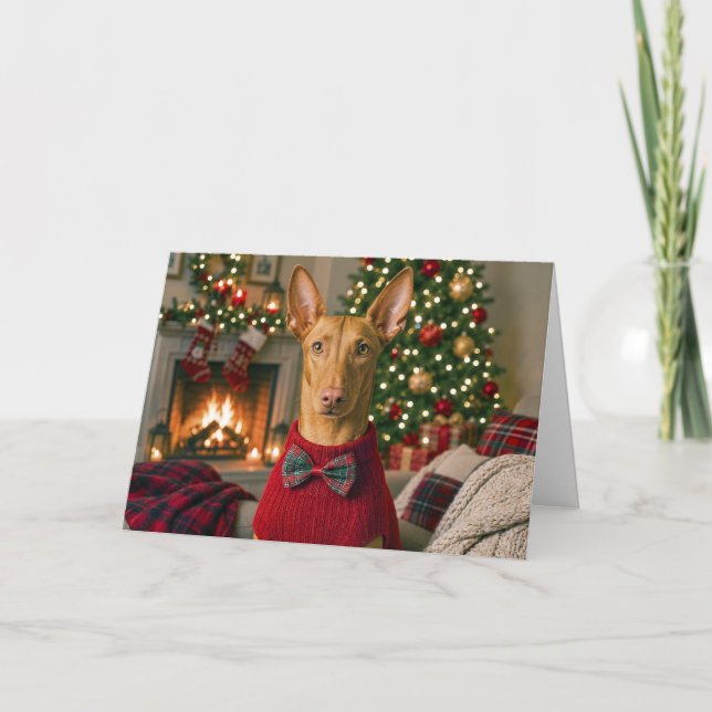 Cartes Pour Fêtes Annuelles chien du pharaon (Devant)