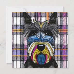 Cartes Pour Fêtes Annuelles Chien écossais
