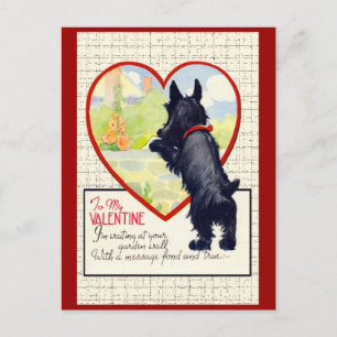 Cartes Pour Fêtes Annuelles Chien écossais Valentine Scottish Terrier