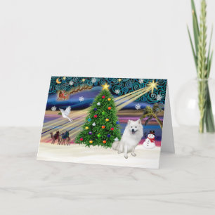 Cartes Pour Fêtes Annuelles Chien magique des Xmas