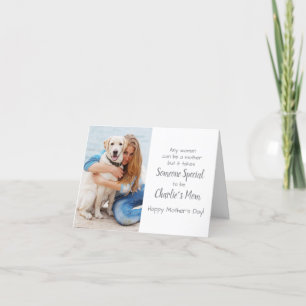 Cartes Pour Fêtes Annuelles Chien Maman Personnalisé Animaux de compagnie Phot