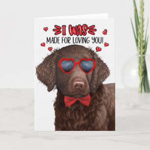 Cartes Pour Fêtes Annuelles Chien retriever recouvert de boue fait pour l'amou