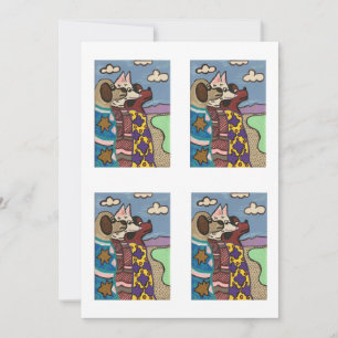 Cartes Pour Fêtes Annuelles Chiens à Salt Lake,