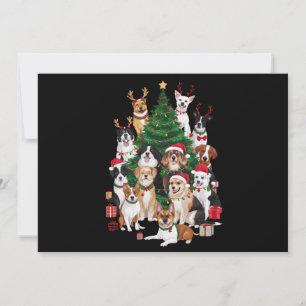 Cartes Pour Fêtes Annuelles Chiens de Noël Amateur de Chien Fête Maman de Chie