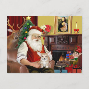 Cartes Pour Fêtes Annuelles Chiens de Noël Welsh Corgi Pembroke