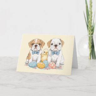 Cartes Pour Fêtes Annuelles Chiens de Pâques