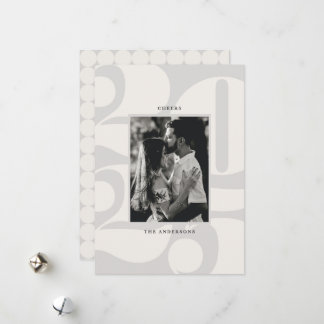 Cartes Pour Fêtes Annuelles Chiffres en gras Félicitations photo du Nouvel An