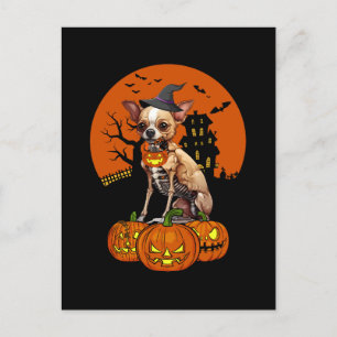 Cartes Pour Fêtes Annuelles Chihuahua Chien Halloween