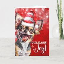 Chihuahua Chig Unleash Joy Christmas