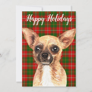 Cartes Pour Fêtes Annuelles Chihuahua de fête personnalisé