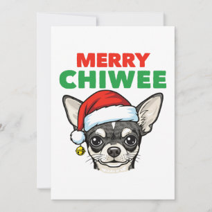 Cartes Pour Fêtes Annuelles Chihuahua de Noël