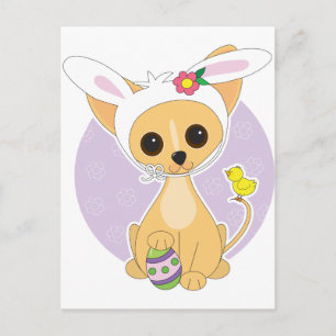 Cartes Pour Fêtes Annuelles Chihuahua Easter