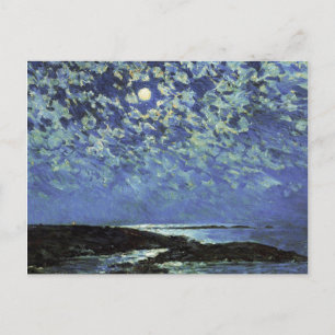 Cartes Pour Fêtes Annuelles Childe Hassam - Lumière De La Lune, Île Des Chauss