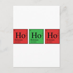 Cartes Pour Fêtes Annuelles Chimie de Noël