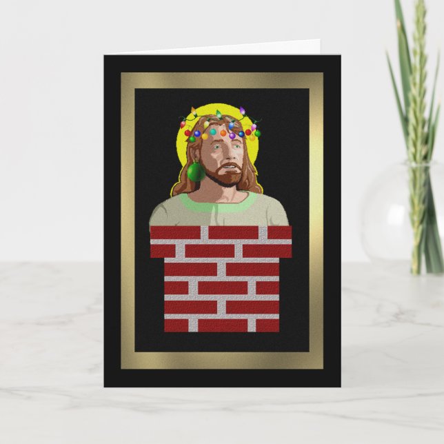 Cartes Pour Fêtes Annuelles Chimney Jesus (Devant)