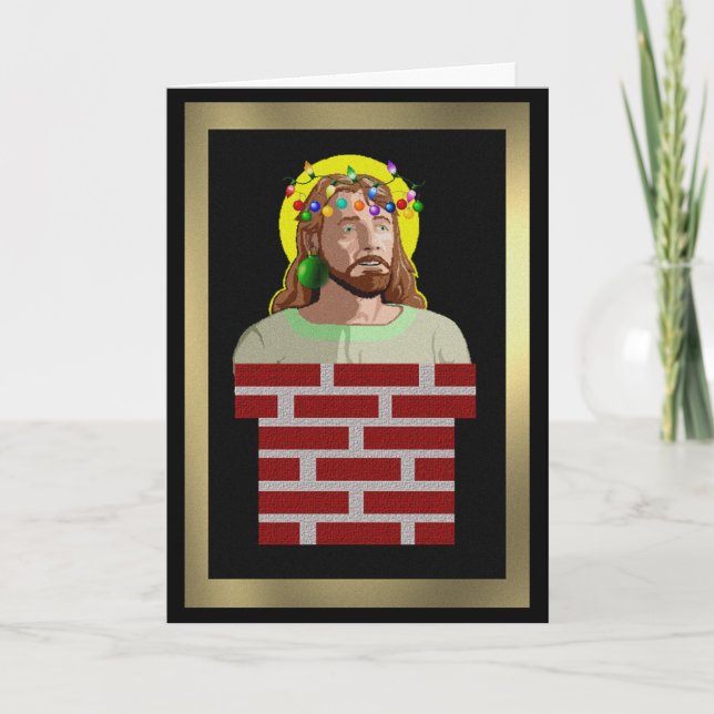 Cartes Pour Fêtes Annuelles Chimney Jesus (Devant)