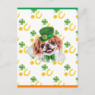 Cartes Pour Fêtes Annuelles Chin Japonais Shamrock St. Patrick