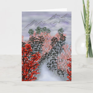 Cartes Pour Fêtes Annuelles Chinese landscape