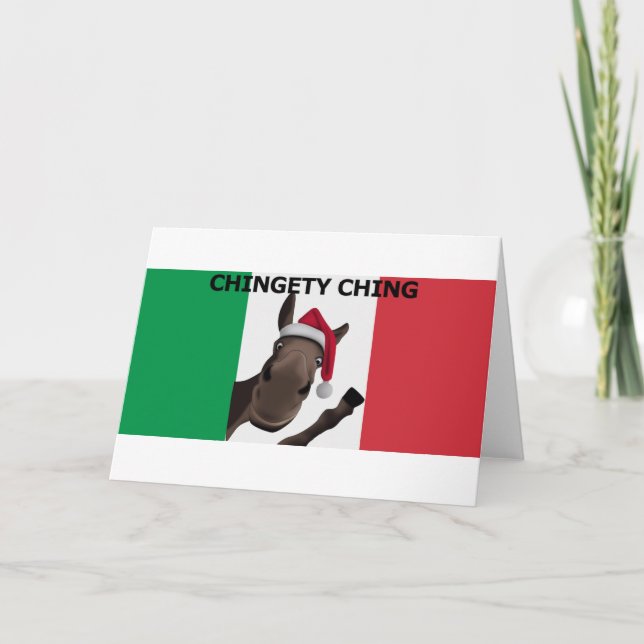 Cartes Pour Fêtes Annuelles ching chingety (Devant)
