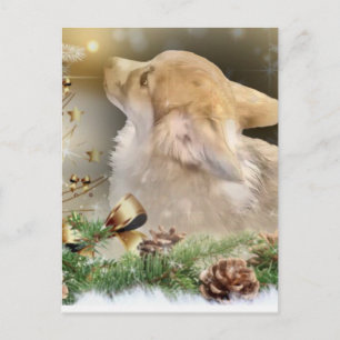 Cartes Pour Fêtes Annuelles Chiot de Noël Corgi