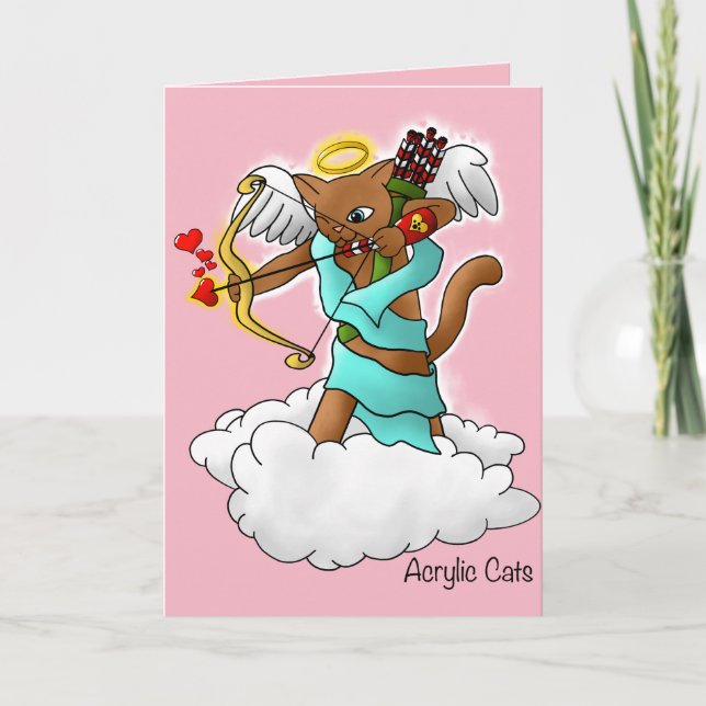 Cartes Pour Fêtes Annuelles Chocolat Brown au chocolat de la Saint-Valentin (Devant)