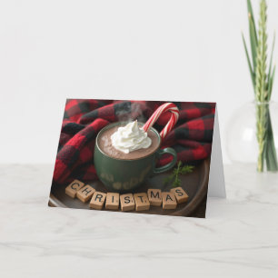 Cartes Pour Fêtes Annuelles Chocolat chaud de Noël avec Sucre de canne