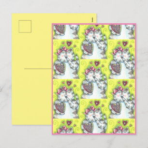 CARTES POUR FÊTES ANNUELLES CHOCOLATS DE L'ADMIRATEUR SECRET DE KITTEN, VALENT