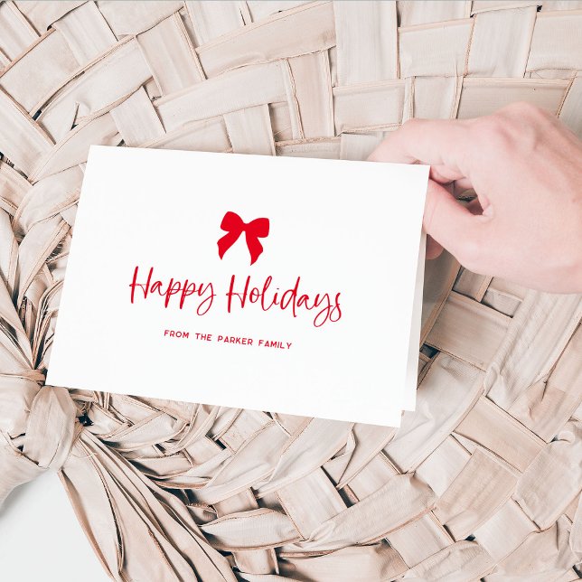 Cartes Pour Fêtes Annuelles Choisir n'importe quelle palette de couleurs | Red (Créateur téléchargé)