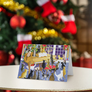 Cartes Pour Fêtes Annuelles Chore de Noël