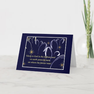 Cartes Pour Fêtes Annuelles Chorus céleste