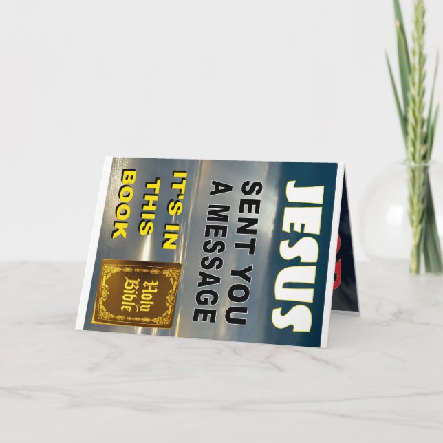 CARTES POUR FÊTES ANNUELLES CHRÉTIEN (Devant)