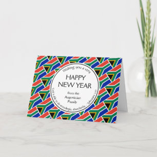 Cartes Pour Fêtes Annuelles Chrétien AFRIQUE DU SUD Bonne Année