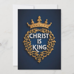 Cartes Pour Fêtes Annuelles Christ est roi
