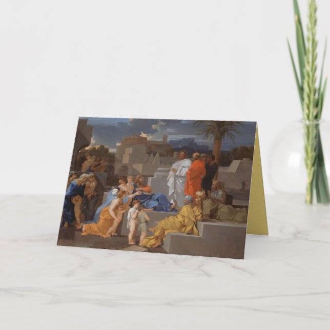 Cartes Pour Fêtes Annuelles Christ recevoir les enfants - Fête de Bourdon (Devant)